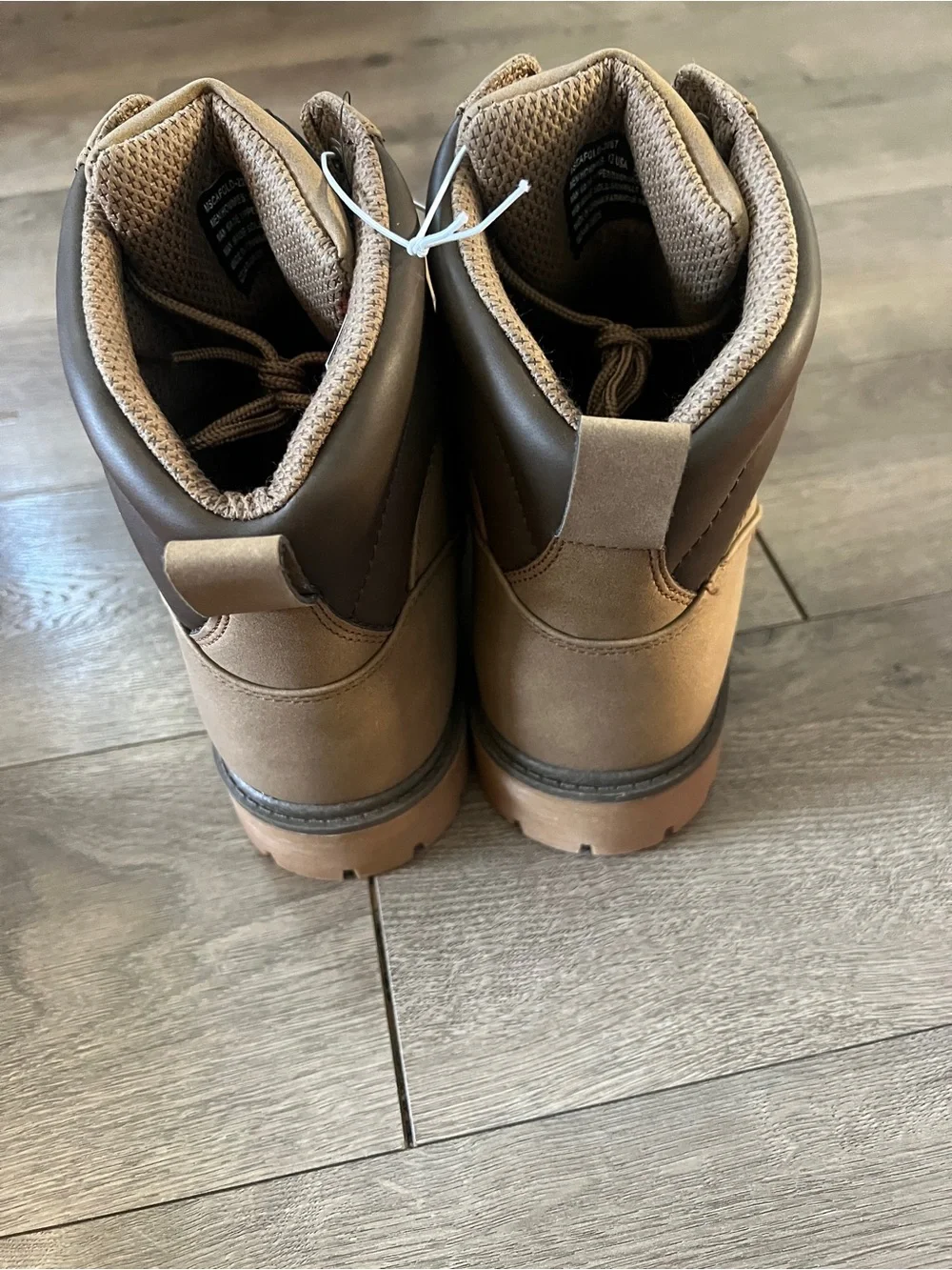 Lugz Scaffold Brown Boots Slip Resistant Size 13 New